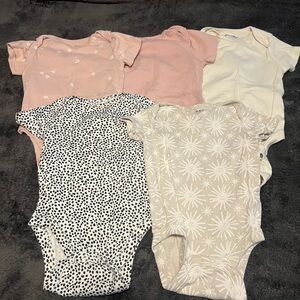 5-pack of Old Navy onesies